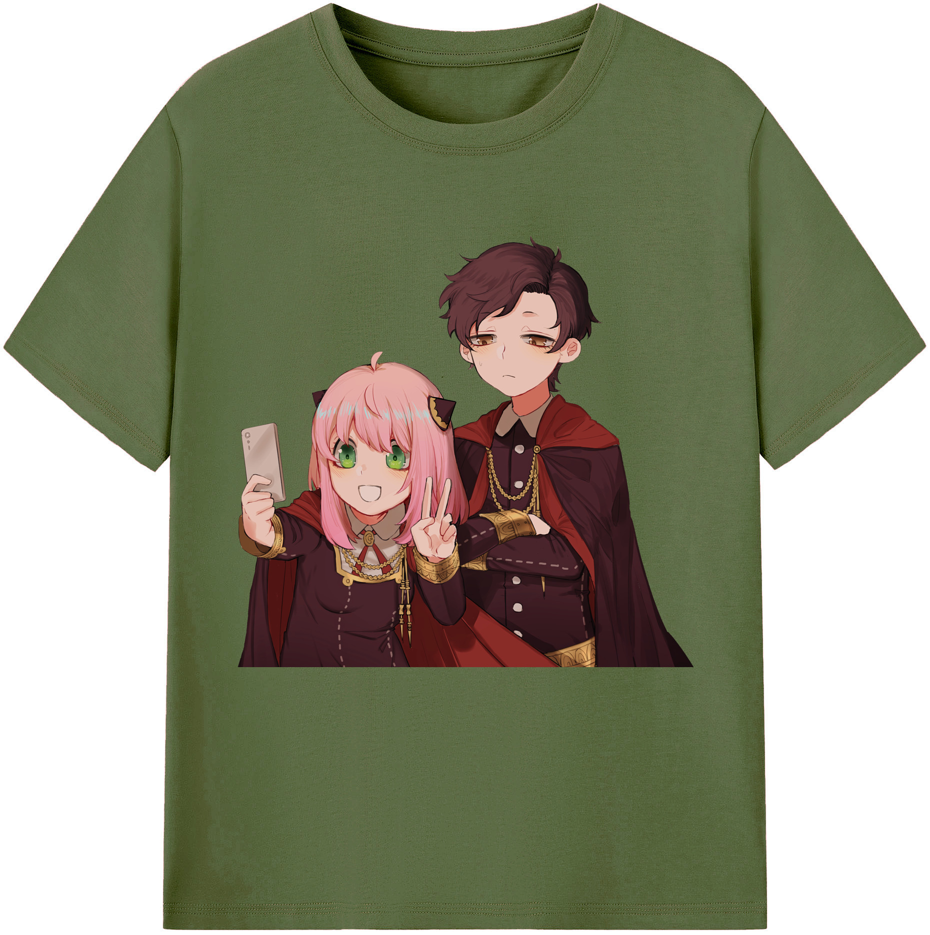 （画像用） SPY×FAMILY间谍家家酒 綿100％半袖Tシャツ（フロントプリント）